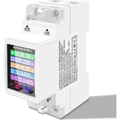 Intelligent Single-phase Tuya Wifi Electricity Meter 3 Electric Tariff Modes with Timing Sharing Ala (1/4)