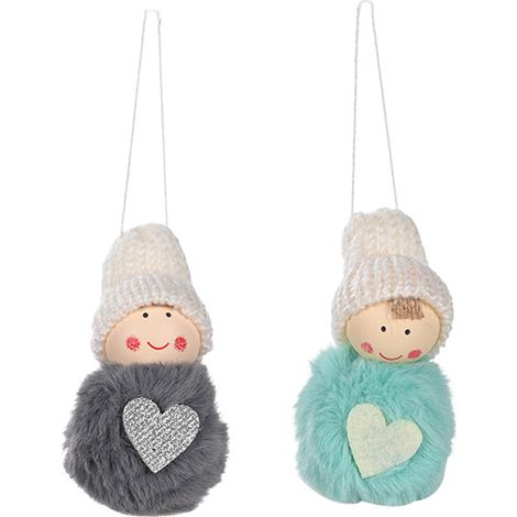 Décorations de Noël : pendentif ange, ornements à suspendre au sapin, artisanat de Noël, lutins, décorations (1/5)