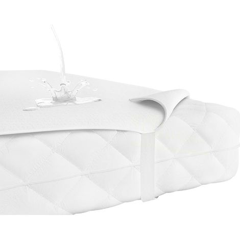 Protector de colchón de felpa de 120x60 cm, impermeable con banda elástica, antialérgico para bebés. (1/5)