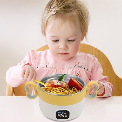 BelleRise - Bébé chauffe-plat – Acier 316 – Température constante – 450ml