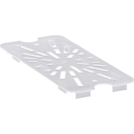 Égouttoir GN 1/3 - 17.6 x 32.5 cm - Translucide - Lot de 6 - Cambro