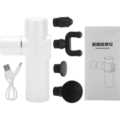 Masqueur électrique de relaxation musculaire profonde, massage des fascias blanc, soulagement de la douleur, amincissement et modelage (1/5)