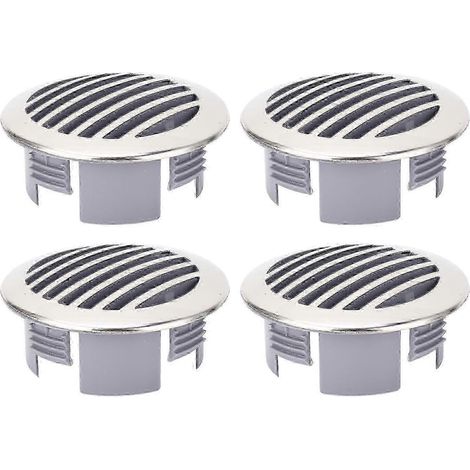 Lot de 4 capuchons d'aération polis en acier inoxydable 316 de 3,5 pouces pour bateaux, camping-cars et yachts (1/4)