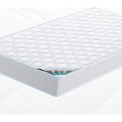 CHYPRE - Matelas Mousse 130x190cm Epaisseur 16cm (1/2)