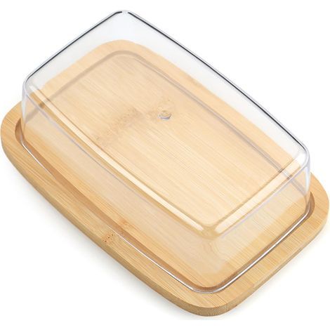 Beurrier pratique avec couvercle pour stocker et servir des beurres (1/5)