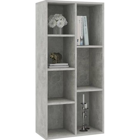 Bibliothèque Gris béton 50x25x106 (1/5)