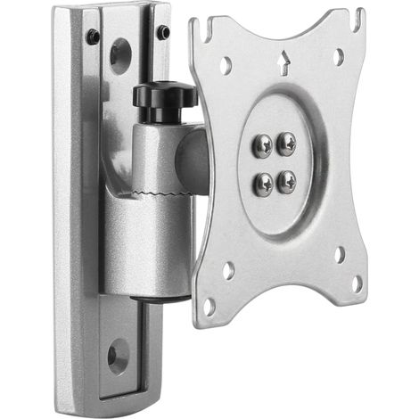 Support Mural Écran PC TV 13 17 19 22 24 27 28 32 34 Pouces VESA 75x75 100x100 Orientable Inclinable Rotatif Universel Fixation Murale TV (1/5)