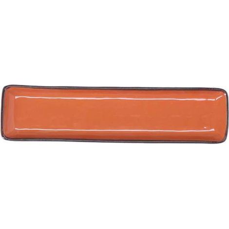 VASSOIO RETTANGOLARE 32X8 CM ARANCIONE CONCERTO