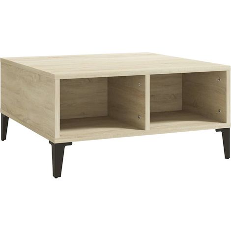 Maison Exclusive - Tavolino da Salotto Rovere Sonoma 60x60x30 cm Legno Multistrato (1/5)