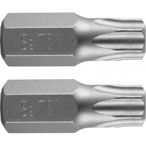 Punta Torx T50 x 30 mm, S2 x 2 unidades. (1/3)