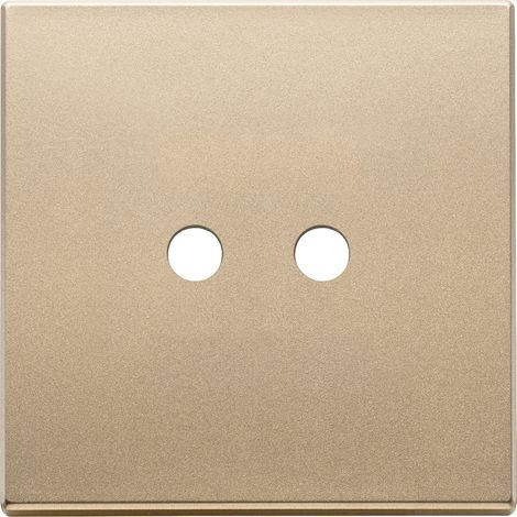 VIMAR - 22682.RN.2.88 Placca 2Mx2 Tondo oro satinato