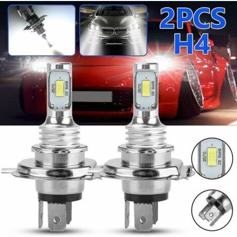 Kit d'ampoules de phare LED Super blanches Csp 2 X H4 9003 Hb2 6000k