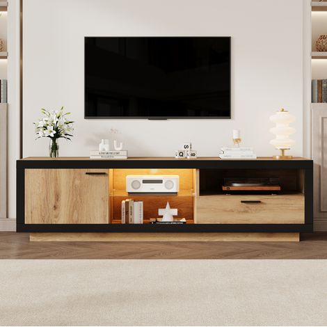 Mobile TV LED con contenitore 160 cm in truciolare OKMYHOME (1/5)