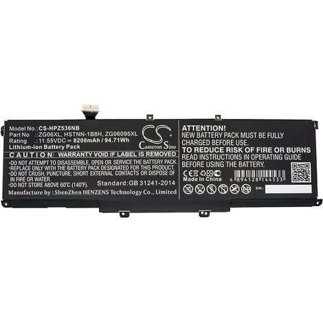 NX - Batterie ordinateur portable 11.55V 8200mAh - HSTNN-1B8HL07045-855L07351-