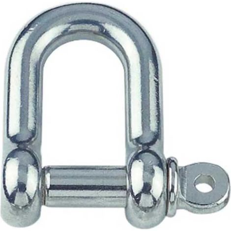 Grillete Euromarine a4 short straight resistente a la corrosión