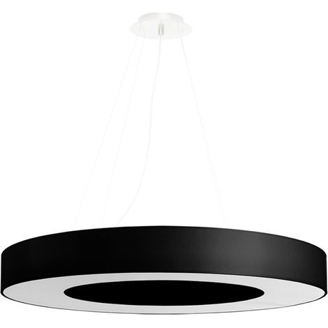 Lampadari Saturno nero 70x102x70cm Sollux (1/5)