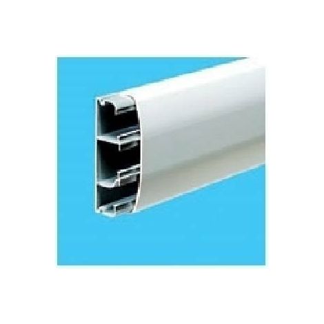 Bocchiotti canalina 2 metri cornice con coperchio bianca b09651 (1/4)
