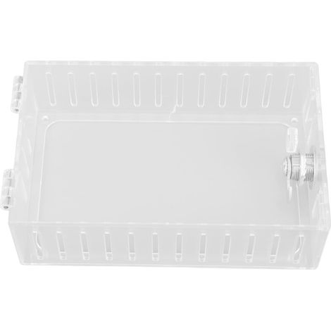 Couvercle de thermostat universel, boîtier de verrouillage transparent pour thermostat, boîtier de verrouillage en plastique pour thermostat avec clé (1/5)
