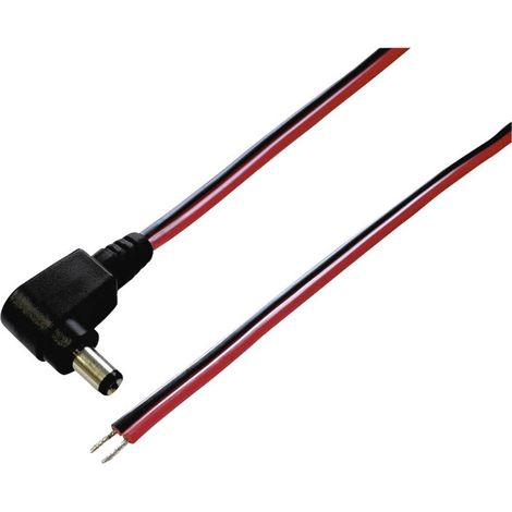 BKL Electronic 075106 Cavo per bassa tensione Spina a bassa tensione - Estremità aperta 5.50 mm 2.10 mm 1.00 m 1 pz. (1/2)