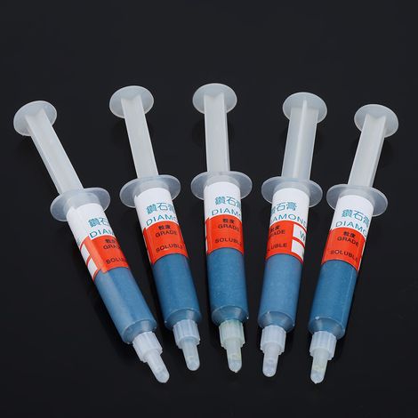 5-teiliges Set Diamant-Schleif- und Polierpaste, Läpppaste, Schleifpaste, Nadel, Tube W52000 (1/5)