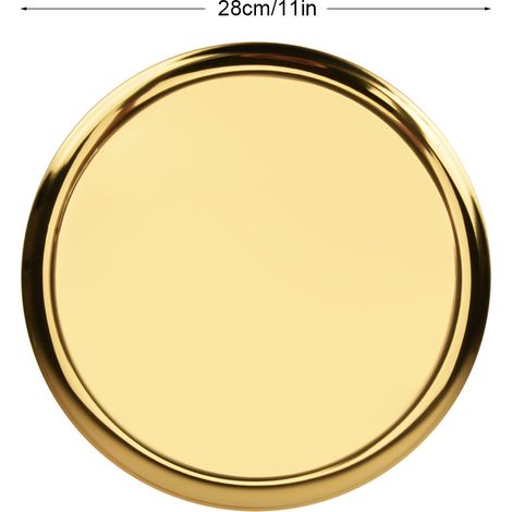Plateaux de service, plateaux de serveur, plateaux en acier inoxydable, plateaux de rangement pour cosmétiques et bijoux, plateaux à serviettes, plateaux à thé, plateaux à fruits (1/5)