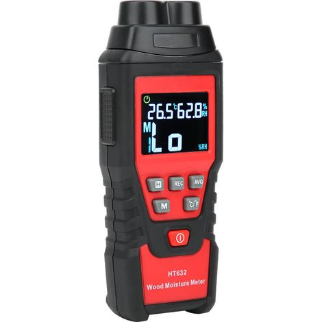 Humidimètre pour bois HT632 - Outil de mesure et de test de l'humidité du bois (1/5)
