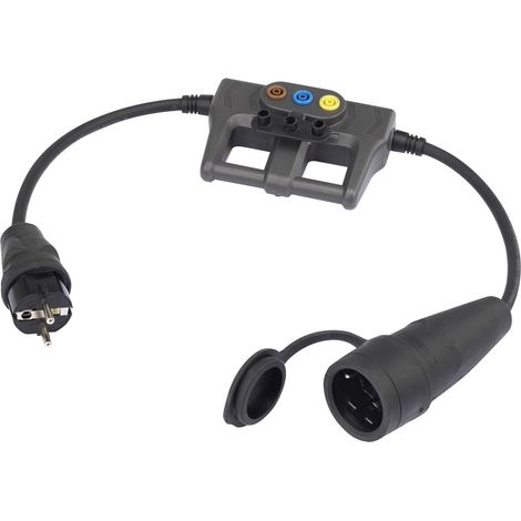 VOLTCRAFT DLA-1L 16 Messadapter Schutzkontakt 16 A - Schutzkontakt 16 A (1/3)