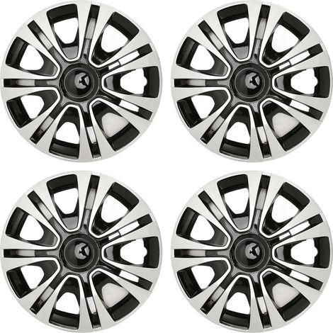 4 pièces 14 pouces capuchon de moyeu de roue Style sportif couvercle enjoliveur de remplacement pour Toyota Corolla. (1/5)