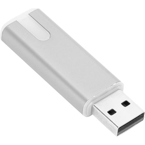 Clé USB 64GB Argent avec Rétroéclairage, Mémoire Portable USB 2.0 pour Ordinateur (1/5)
