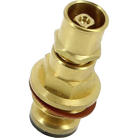 Anquier – Tête de robinet laiton à clé 15-21 – Filetage 1/2" (15x21) – Pour installations sanitaires – Compatible avec manette 1/4