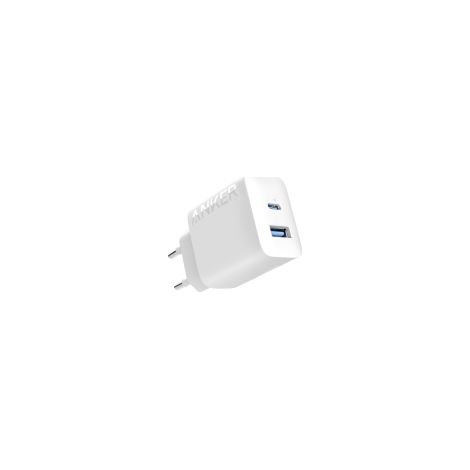 Anker 312 20W 1x USB-A 1x USB-C Cargador blanco