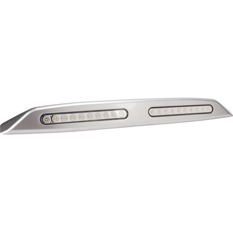 Barre lumineuse RV 20 LED luminaires d'auvent 12V étanches projecteurs extérieurs pour camping-cars bateaux argent (1/5)