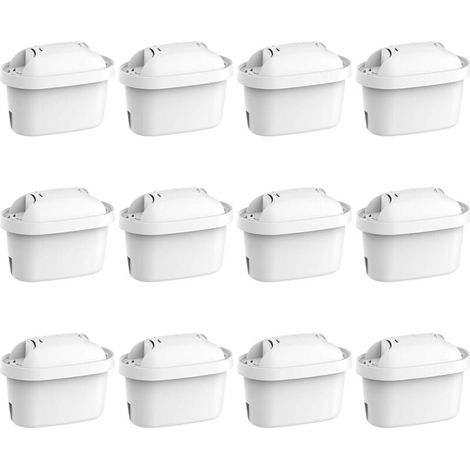 Cartouche Filtre Eau, Remplacement pour Brita Maxtra Plus, Recharge Marella Carafe Filtrante (12) H237
