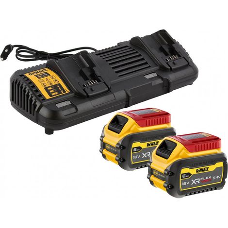 Power Set DeWALT FlexVolt DCB132T2 (2 x 54V/18V 6,0 Ah + DCB132) (1/5)