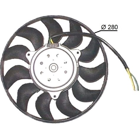 Ventilateur, refroidissement du moteur NRF 47616 AUDI 8E0959455C 8E0959455M