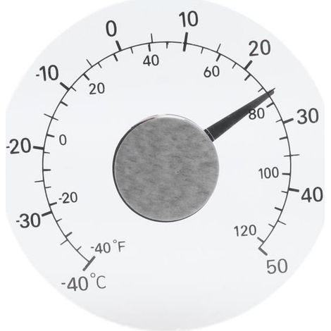 Thermometer – Transparent – Selbstklebend – Wasserdicht – Tragbar – Für die Temperaturmessung im Freien (1/5)