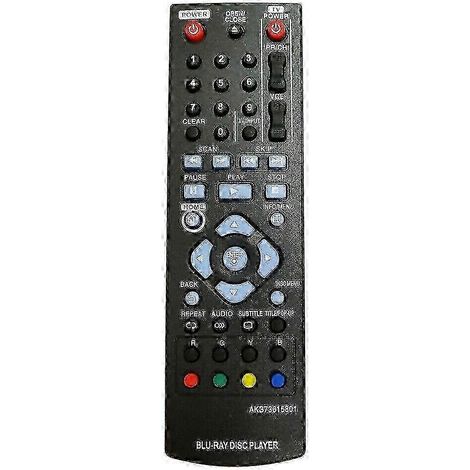 Nouvelle télécommande AKB73615801 pour lecteur Blu-ray/DVD LG BD-BP220, BP320 et BP125 (1/5)