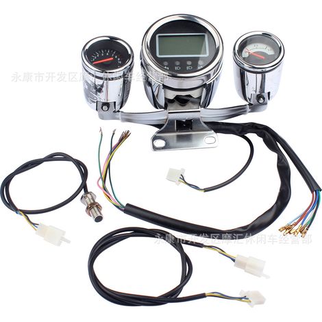 ATV 4WD Beach Karting Zubehör 150-250cc LCD Instrumententafel-Display, Kilometerzähler, Ganganzeige, Geschwindigkeitsmesser (1/5)