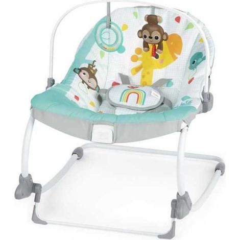 Bright Starts Wild Vibes Wippe für Babys, vielseitig einsetzbar