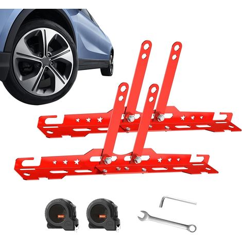 Kit d'Outils de Voiture - de Roues, Outils Avant Réglables Kit de mesure de Pointe Portable Portable Outil de Locaux (1/5)