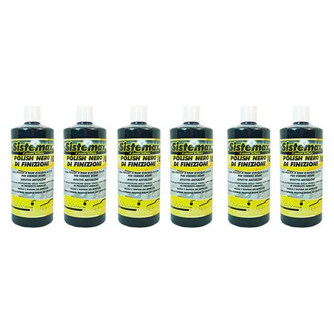 SISTEMAX LACK BLACK "10" 1 lt KIT 6 Flaschen