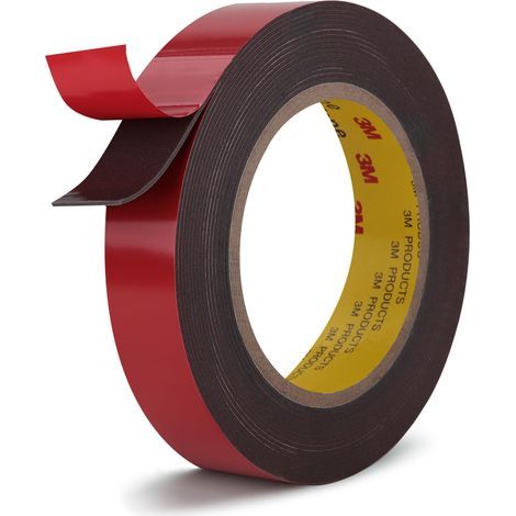 High-performance double-sided adhesive tape 20 mm x 20 m: powerful, durable adhesive for reliable and waterproof mounting on foam