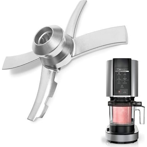 Lame de rechange en acier inoxydable compatible avec les machines à crème glacée Ninja Creami NC300, pièces de mélange pour accessoires de crème glacée Ninja NC299AMZ, NC301, CN305A, CN301CO (1/5)