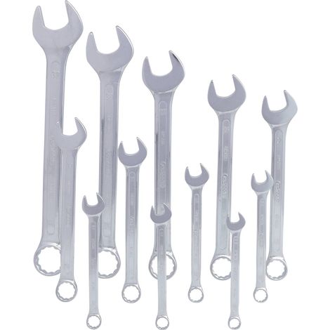KS TOOLS Jeux de clés mixtes coudées, 12 pcs 10-32mm ( 517.0085 ) (1/5)