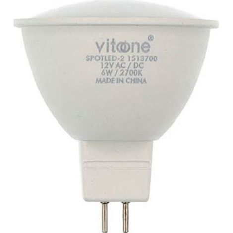 Ampoule LED MR16 6W GU5.3 12V AC/DC 2700K (1/4)