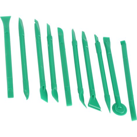 Lot de 10 leviers en plastique pour ouverture et démontage faciles, pour réparation de téléphones et bricolage (1/5)