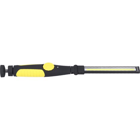 Lampe de travail LED COB portable avec support magnétique, lampe d'urgence rechargeable jaune (1/5)