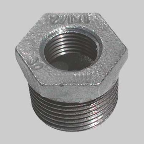 RIDUZIONE MASCHIO/FEMMINA ZINCATA - 2" x 1"
