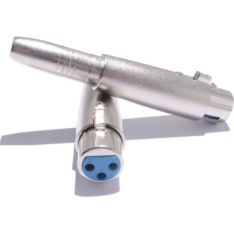 Audioadapter: 3-polige XLR-Buchse auf 6,5-mm-Klinkenbuchse. Adapter: 3-polige XLR-Buchse auf 6,35-mm-Klinkenbuchse für Mikrofon/Mischpult. (1/4)