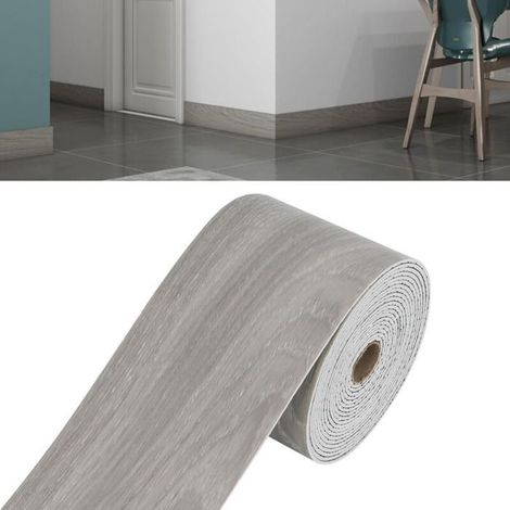 HOXILEELEOPlinthe flexible autocollante 5M - Profilés de transition - Pour sols, plinthes et moulures - Effet marbre et bois (1/4)